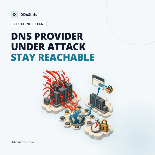 DNS Provider Outage Attack: How to Stay Reachable