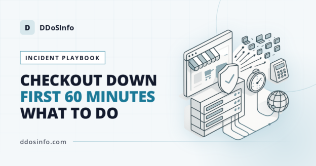 Ecommerce Site DDOS Attack: A Playbook for the First 60 Minutes (and the Weeks Before)